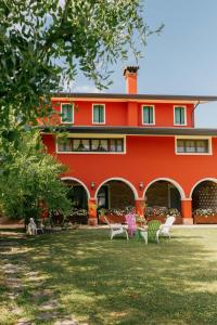 Κήπος έξω από το B&B Ca' degli Orsi