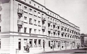 ビャウィストクにあるCentrum Apartment Lipowa 12の白黒古写真