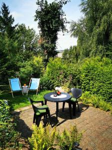 Taman di luar Ferienwohnung Kisselbach