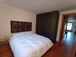 Postel nebo postele na pokoji v ubytování Appartement tout confort 4 pers, parking, vue village - FR-1-445-28