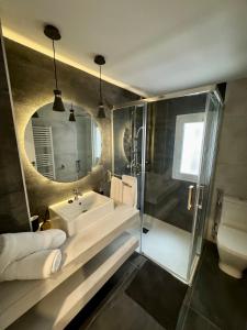 Koupelna v ubytování Buba Boutique + 14 fotografií