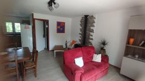 Χώρος καθιστικού στο Gite de l'abreuvoir