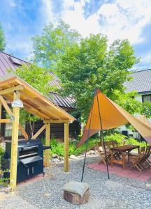 Taman di luar Pixel Chalet.象宿.Hakuba Echoland白马滑雪避暑别墅