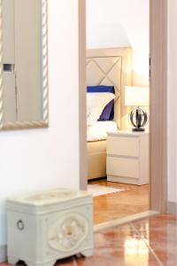 Posteľ alebo postele v izbe v ubytovaní Apartment Mandalina + 35 fotografií