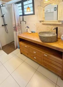 Køkken eller tekøkken på Hermitage les bains