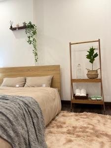 Postel nebo postele na pokoji v ubytování Gờ Homestay Hải Phòng 2