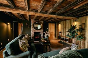 Et opholdsområde på Boutique Country Cottage