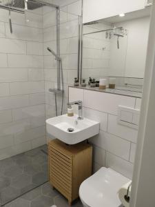 Koupelna v ubytování Country charm meets city convenience