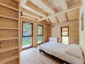 Ένα ή περισσότερα κρεβάτια σε δωμάτιο στο Chalet Josapiar