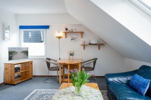 Khu vực ghế ngồi tại HER14b Ferienwohnung Hartig