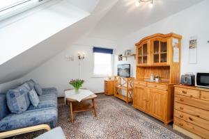 Nhà bếp/bếp nhỏ tại HER14a Ferienwohnung Hartig