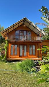 Κήπος έξω από το Hidden Paradise in Lombok Jungle