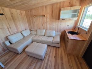 Posezení v ubytování Ragaciems Sauna house