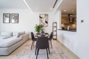 Χώρος καθιστικού στο Modern and Elegant 1 Bed Retreat in Prime Location