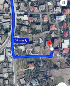 a map of the approximate location of minvd at Albert's house for rent in Vlorë