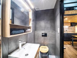 Ένα μπάνιο στο Le Petit New York Industriel Hyper Centre Place Stan Logements Insolites