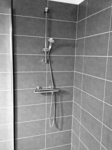 a shower with a hose in a bathroom at Bel appartement de Gill centre ville Nice in Nice