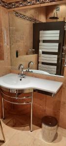a bathroom with a sink and a mirror at Eden Riviera in Beausoleil +18 photos