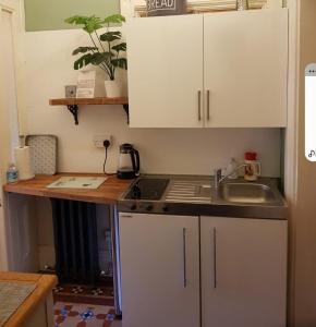 a kitchen with a sink and a counter top at The Residence in Norwich +4 photos