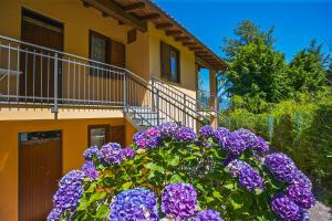 En balkon eller terrasse på Residenz La Fonte Studios
