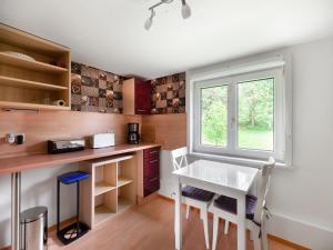 Η κουζίνα ή μικρή κουζίνα στο Ferienwohnung in Benneckenstein