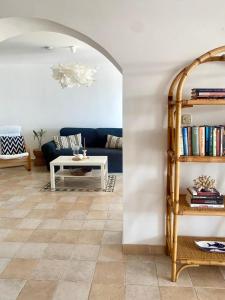 Χώρος καθιστικού στο Villa Noma