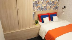 Кровать или кровати в номере Хостел &laquo;Зам-Зам&raquo;