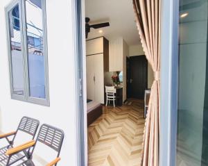 Et opholdsområde på Kim's studio