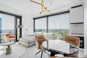 Posezení v ubytování J&K Towarowa Towers