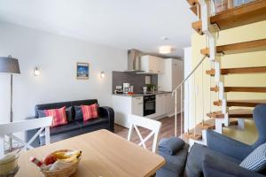 Køkken eller tekøkken på PAR7b "Haus Miramar" App Rothmund