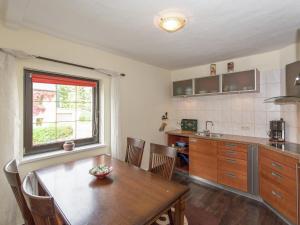 Kuchyň nebo kuchyňský kout v ubytování Grand Getaway in Deutschneudorf