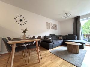 Χώρος καθιστικού στο Ferienwohnung FüssenPur