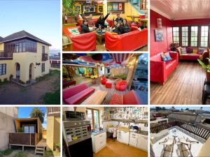 皮奇勒姆Hostal Kuyen的房屋照片的拼贴