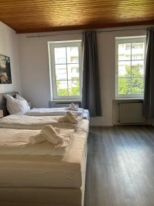 Postel nebo postele na pokoji v ubytování Stilvolle Stadtwohnung in Leoben #3
