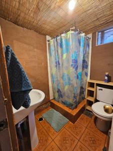Ένα μπάνιο στο Backpackers San Pedro