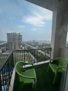 Un balcón o terraza en easystaynoida