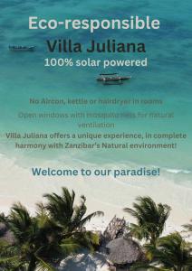 Ảnh trong thư viện ảnh của Villa Juliana ở Jambiani