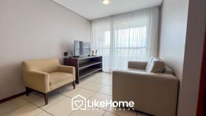 TV a/nebo společenská místnost v ubytování Pacific Flat - LikeHome Hospedagens