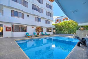 Πισίνα στο ή κοντά στο El Descanso del Guia