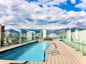 Bazén v ubytování Exclusivo y seguro Departamento en El GOLF nebo v jeho okolí