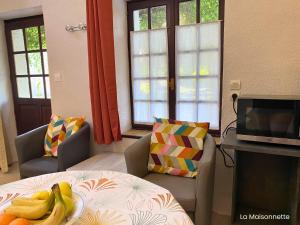Posezení v ubytování Domaine de la Closerie Champêtre - Gîte 1 chambre 1-2 personnes