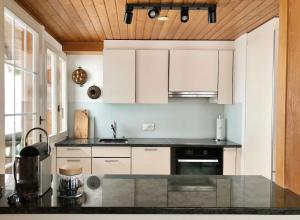 Kuchyň nebo kuchyňský kout v ubytování The absolute BEST View in Lauterbrunnen + 28 fotografií