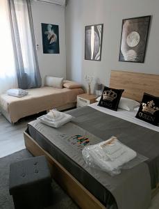 Postel nebo postele na pokoji v ubytování La Via Di Mezzo