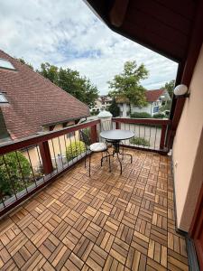 Balkón nebo terasa v ubytování Charmante Ferienwohnung am See + 40 fotografií