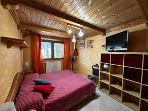 TV a/nebo společenská místnost v ubytování Casa Fania