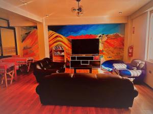 Magic Packer Hostel TV 또는 엔터테인먼트 센터