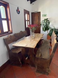 Posezení v ubytování Hospederia Montano Alto