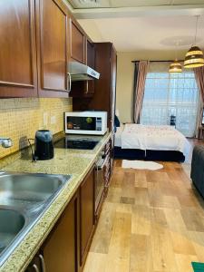 Dapur atau dapur kecil di Studio marina tower