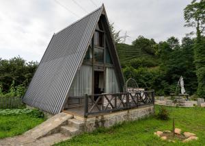 Zahrada ubytování Yeşil Düş Bungalov + 36 fotografií