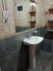 Koupelna v ubytování Casa de campo La Mary